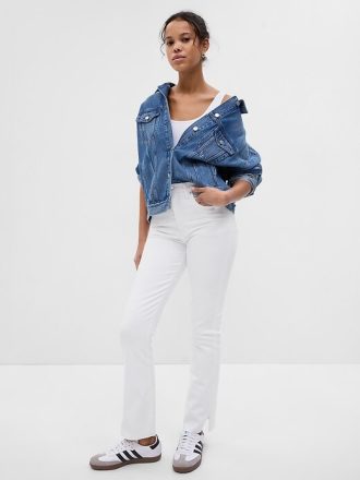 Blugi Kick Fit cu talie mare