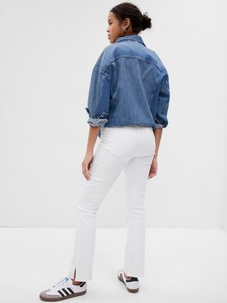 Blugi Kick Fit cu talie mare