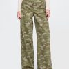 Blugi largi Camo cu talie medie Blugi largi Camo cu talie medie