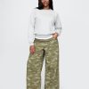 Blugi largi Camo cu talie medie Blugi largi Camo cu talie medie