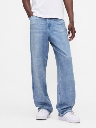 Blugi largi Gap × BÉIS Knit Denim