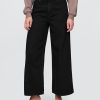Blugi largi UltraSoft Crop cu talie medie Blugi largi UltraSoft Crop cu talie medie