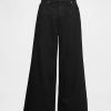 Blugi largi UltraSoft Crop cu talie medie Blugi largi UltraSoft Crop cu talie medie