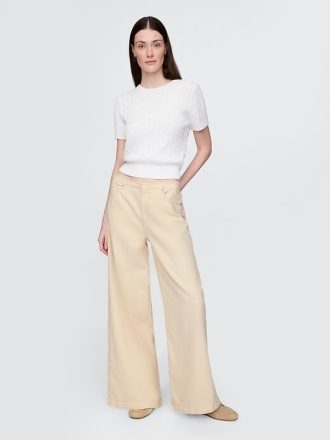Blugi largi UltraSoft cu talie medie