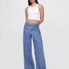 Blugi largi UltraSoft cu talie medie Blugi largi UltraSoft cu talie medie