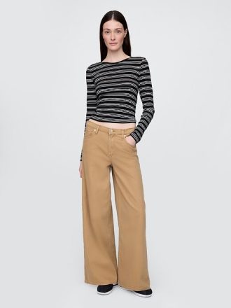 Blugi largi UltraSoft cu talie medie