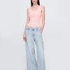 Blugi largi UltraSoft cu talie medie Blugi largi UltraSoft cu talie medie
