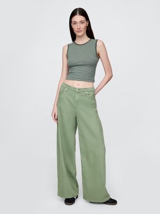Blugi largi UltraSoft cu talie medie