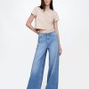 Blugi largi UltraSoft cu talie medie Blugi largi UltraSoft cu talie medie