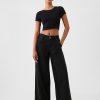 Blugi largi UltraSoft cu talie medie Blugi largi UltraSoft cu talie medie