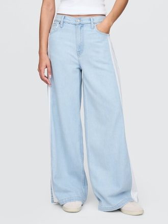 Blugi largi UltraSoft cu talie medie