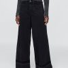Blugi largi UltraSoft cu talie medie Blugi largi UltraSoft cu talie medie
