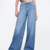 Blugi largi UltraSoft cu talie medie Blugi largi UltraSoft cu talie medie