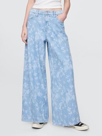 Blugi largi UltraSoft cu talie medie