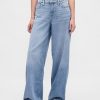 Blugi largi UltraSoft cu talie medie Blugi largi UltraSoft cu talie medie