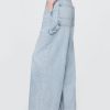 Blugi largi UltraSoft cu talie medie Blugi largi UltraSoft cu talie medie