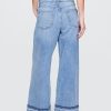 Blugi largi UltraSoft cu talie medie Blugi largi UltraSoft cu talie medie