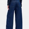 Blugi largi UltraSoft cu talie medie Blugi largi UltraSoft cu talie medie