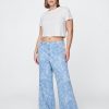 Blugi largi UltraSoft cu talie medie Blugi largi UltraSoft cu talie medie