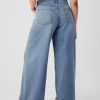 Blugi largi UltraSoft cu talie medie Blugi largi UltraSoft cu talie medie