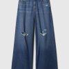 Blugi largi UltraSoft cu talie medie Blugi largi UltraSoft cu talie medie