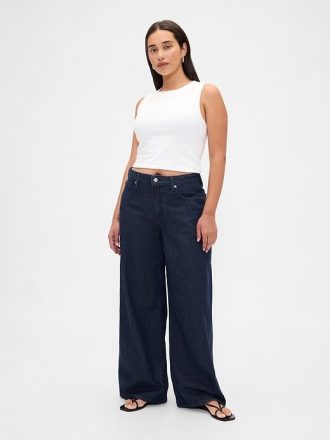 Blugi largi UltraSoft cu talie mijlocie