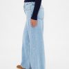 Blugi largi UltraSoft cu talie mijlocie Blugi largi UltraSoft cu talie mijlocie