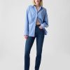 Blugi slim vintage cu talie mare Blugi slim vintage cu talie mare