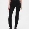 Blugi slim vintage cu talie mare Blugi slim vintage cu talie mare