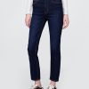 Blugi slim vintage cu talie mare Blugi slim vintage cu talie mare