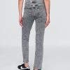 Blugi slim vintage cu talie mare Blugi slim vintage cu talie mare
