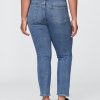 Blugi slim vintage cu talie mare Blugi slim vintage cu talie mare