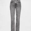 Blugi slim vintage cu talie mare Blugi slim vintage cu talie mare