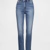 Blugi slim vintage cu talie mare Blugi slim vintage cu talie mare
