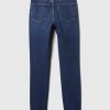 Blugi slim vintage cu talie mare Blugi slim vintage cu talie mare
