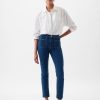 Blugi slim vintage cu talie medie