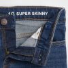 Blugi super skinny pentru copii cu talie medie