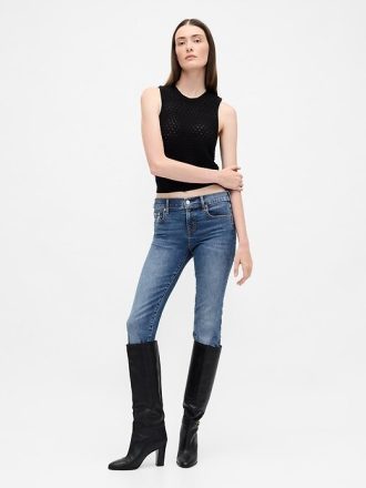 Blugi True Skinny cu talie joasă