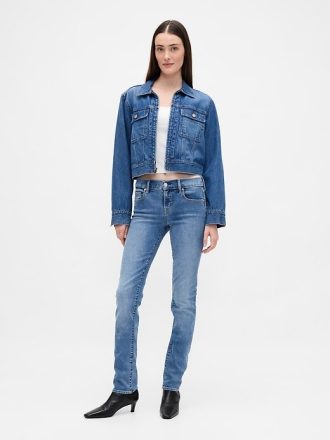 Blugi True Skinny cu talie joasă