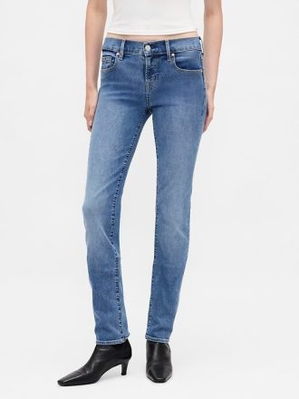 Blugi True Skinny cu talie joasă