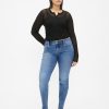 Blugi True Skinny cu talie joasă