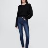 Blugi True Skinny cu talie mare Blugi True Skinny cu talie mare