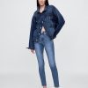 Blugi True Skinny cu talie mare Blugi True Skinny cu talie mare