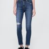 Blugi True Skinny cu talie mare Blugi True Skinny cu talie mare