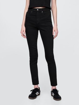 Blugi True Skinny cu talie mare