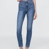 Blugi True Skinny cu talie mare Blugi True Skinny cu talie mare