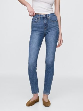 Blugi True Skinny cu talie mare