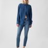 Blugi True Skinny cu talie medie