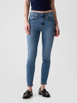 Blugi True Skinny cu talie medie