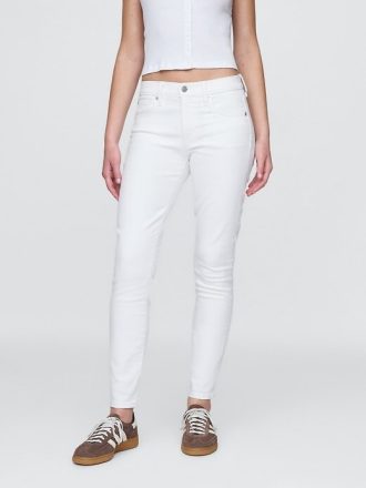 Blugi True Skinny cu talie medie